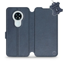 Hülle für Nokia 6.2 - Farbe Blue Leather