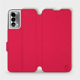 Hülle für Realme GT Master Edition - Farbe Rot mit Platin
