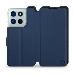 Hülle für Motorola Moto G56 5G - Farbe Marine mit Schwarz