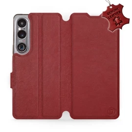 Hülle für Sony Xperia 1 VI - Farbe Dark Red Leather