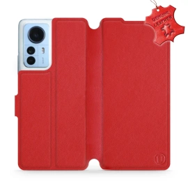 Hülle für Xiaomi 12 Pro - Farbe Red Leather