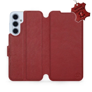 Hülle für Samsung Galaxy M35 5G - Farbe Dark Red Leather