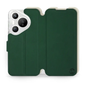 Hülle für Huawei Pura 70 - Farbe Grün mit Platin