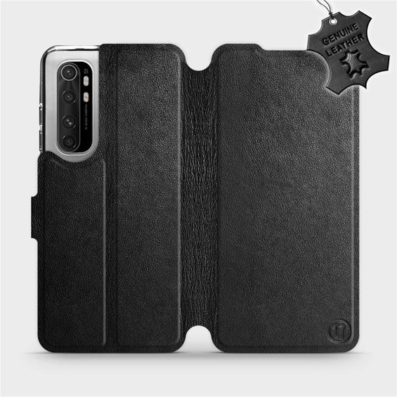 Hülle für Xiaomi Mi Note 10 Lite - Farbe Black Leather