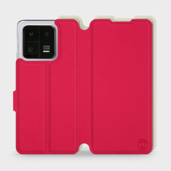 Hülle für Xiaomi 13 Pro - Farbe Rot mit Platin