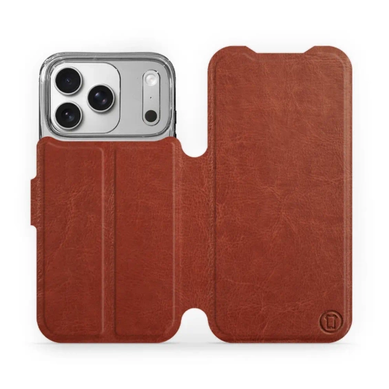 Hülle für Apple iPhone 17 Pro - Farbe Brown&Orange