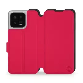 Hülle für Xiaomi 13 - Farbe Rot mit Schwarz