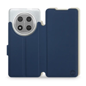 Hülle für Huawei Honor Magic7 Lite 5G - Farbe Marineblau mit Platin