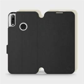 Hülle für Huawei Y7 2019 - Farbe Schwarz mit Platin