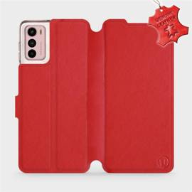 Hülle für Motorola Moto G42 - Farbe Red Leather