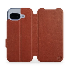 Hülle für Google Pixel 9A - Farbe Brown&Orange