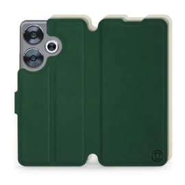Hülle für Xiaomi POCO F6 - Farbe Grün mit Platin