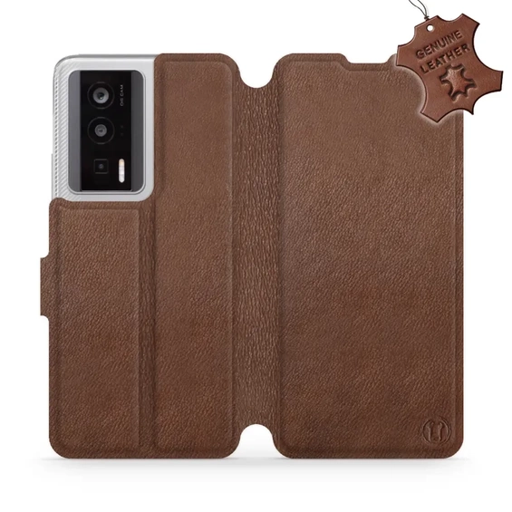 Hülle für Xiaomi POCO F5 Pro - Farbe Brown Leather