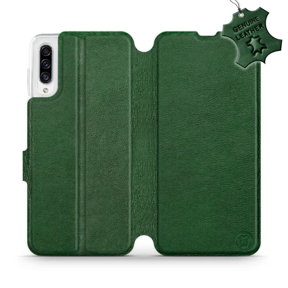 Hülle für Samsung Galaxy A30s - Farbe Green Leather