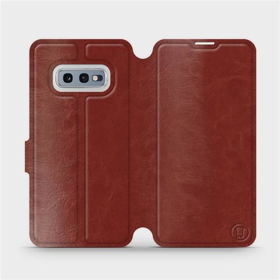 Hülle für Samsung Galaxy S10e - Farbe Brown&Orange