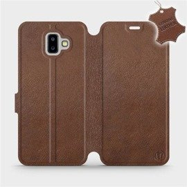 Hülle für Samsung Galaxy J6 Plus 2018 - Farbe Brown Leather