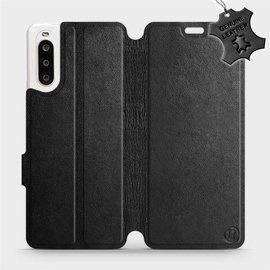 Hülle für Sony Xperia 10 II - Farbe Black Leather