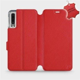Hülle für Samsung Galaxy A7 2018 - Farbe Red Leather