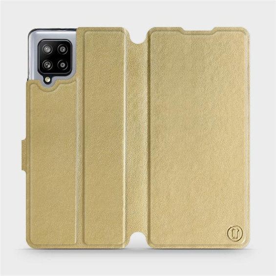 Hülle für Samsung Galaxy A42 - Farbe Gold&Orange