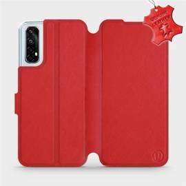 Hülle für Realme 7 - Farbe Red Leather