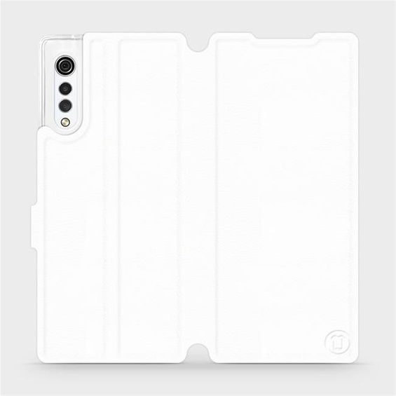 Hülle für LG Velvet - Farbe White&Gray