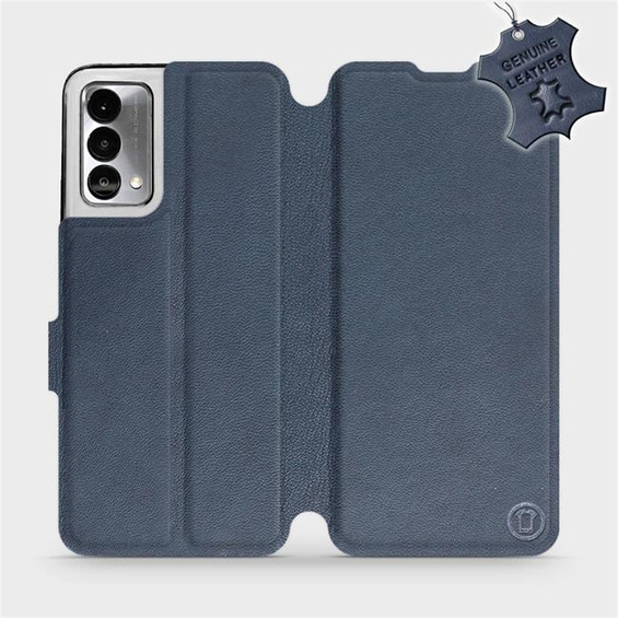 Hülle für Realme GT Master Edition - Farbe Blue Leather