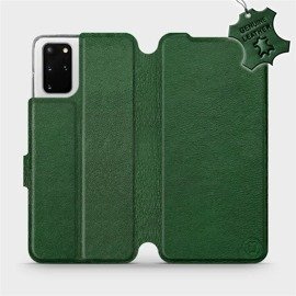 Hülle für Samsung Galaxy S20 Plus - Farbe Green Leather