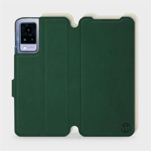 Hülle für Vivo V21 5G - Farbe Grün mit Platin