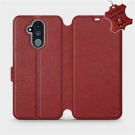 Hülle für Huawei Mate 20 Lite - Farbe Dark Red Leather