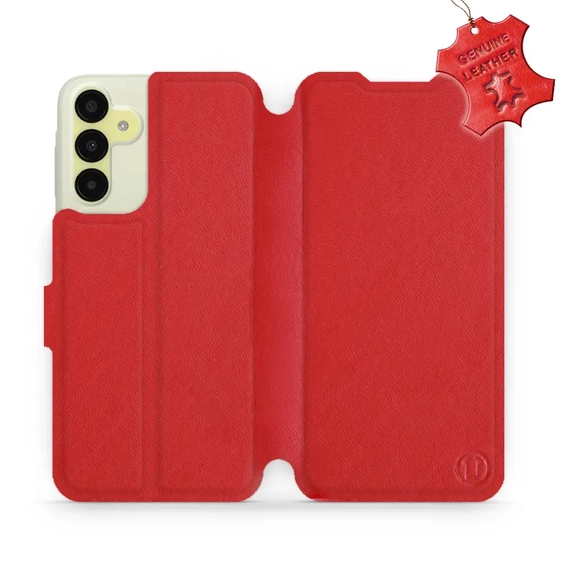 Hülle für Samsung Galaxy M15 5G - Farbe Red Leather