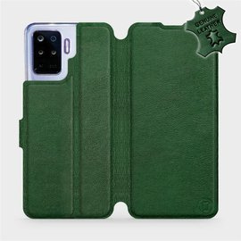 Hülle für OPPO Reno 5 Lite - Farbe Green Leather