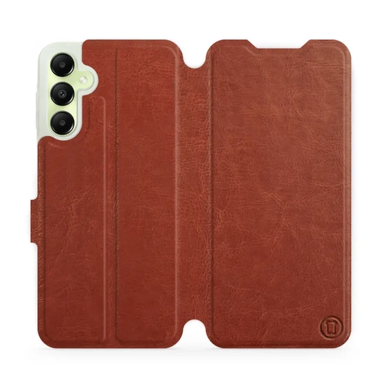 Hülle für Samsung Galaxy A05s - Farbe Brown&Orange