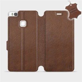 Hülle für Huawei P9 Lite - Farbe Brown Leather