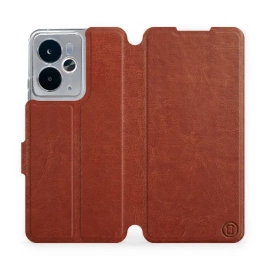 Hülle für Realme 14T 5G - Farbe Brown&Orange