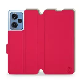 Hülle für Xiaomi Redmi Note 12 Pro 5G - Farbe Rot mit Platin