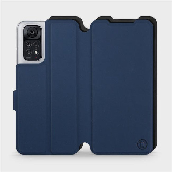 Hülle für Xiaomi Redmi Note 11S - Farbe Marine mit Schwarz