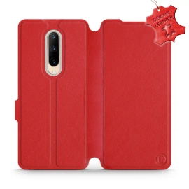 Hülle für OnePlus 7 Pro - Farbe Red Leather