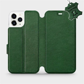 Hülle für Apple iPhone 11 Pro - Farbe Green Leather