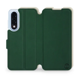Hülle für OnePlus Nord 5 - Farbe Grün mit Platin