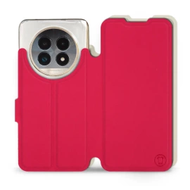 Hülle für Realme 13 Pro - Farbe Rot mit Platin