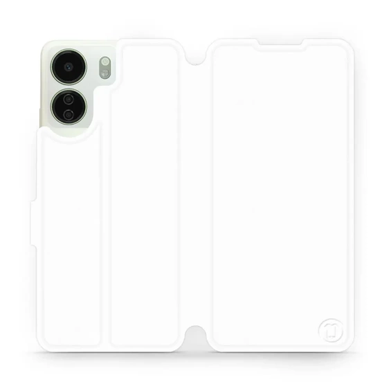 Hülle für Xiaomi Redmi 13C - Farbe White&Orange