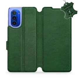 Hülle für Motorola Moto G51 5G - Farbe Green Leather