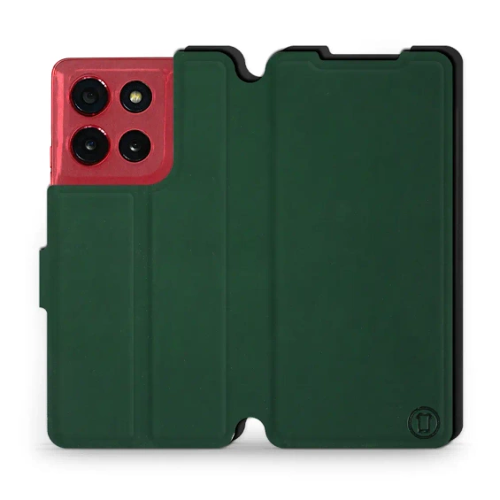 Hülle für Motorola Moto G86 Power 5G - Farbe Grün mit Schwarz