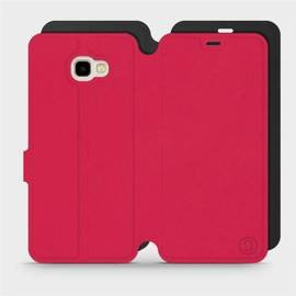 Hülle für Samsung Galaxy J4 Plus 2018 - Farbe Rot mit Schwarz