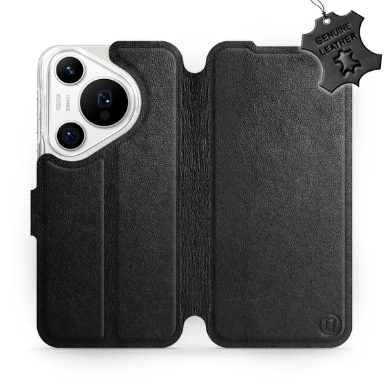 Hülle für Huawei Pura 70 Pro - Farbe Black Leather
