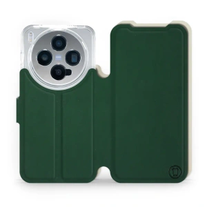 Hülle für Vivo X300 - Farbe Grün mit Platin