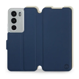 Hülle für Realme C71 - Farbe Marineblau mit Platin