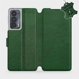 Hülle für Motorola Edge 20 - Farbe Green Leather