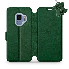 Hülle für Samsung Galaxy S9 - Farbe Green Leather
