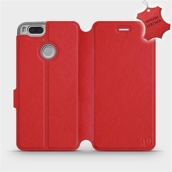 Hülle für Xiaomi Mi A1 - Farbe Red Leather